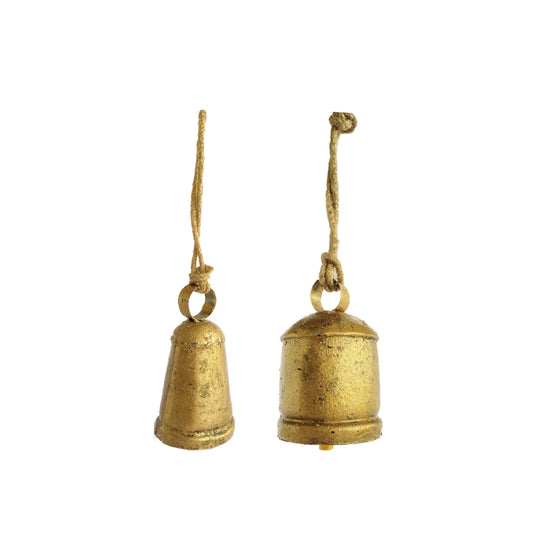 Metal Bell Ornament - Brass finish