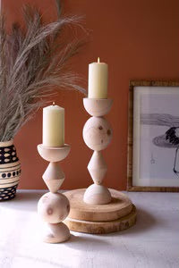 Wood Candle Towers