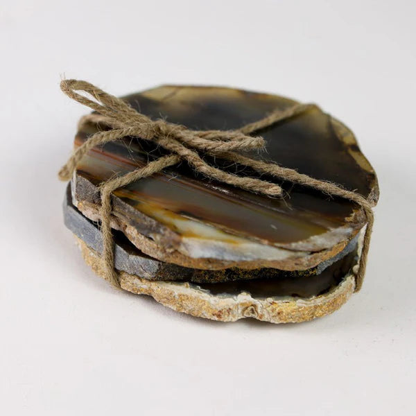 Brown Agate Coasters